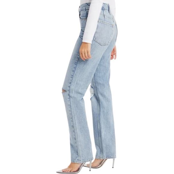 NWT Good American Good 90’s Icon High Waist Relaxed Jeans Size 16 Retail $159 - Picture 4 of 9